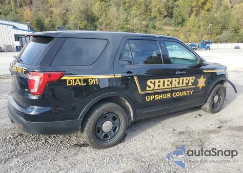 2017 Ford Explorer Police Interceptor z USA, uszkodzony, nr VIN 1FM5K8AR4HGC90351